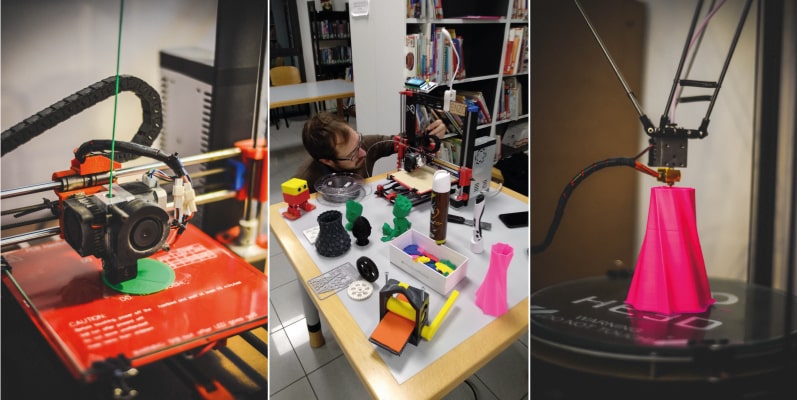 stampanti 3D in azione