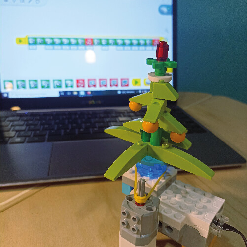 albero natale con lego we do